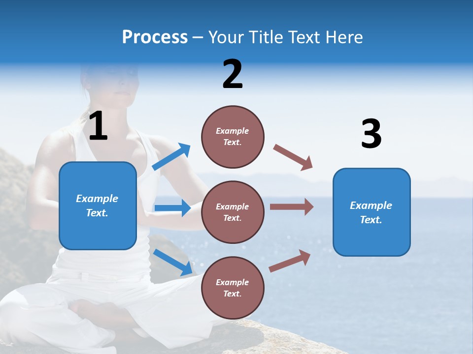 Person Yoga Relaxation PowerPoint Template