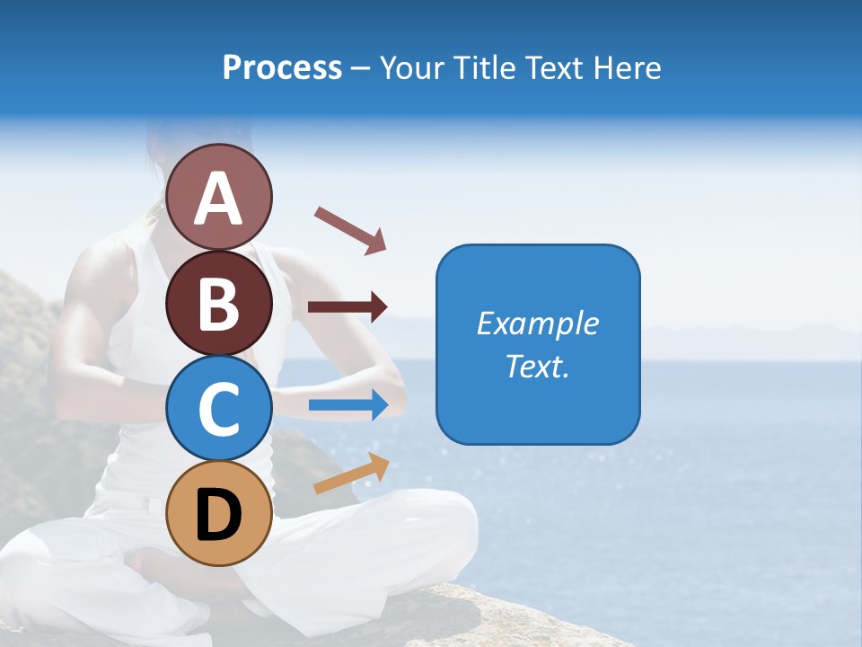 Person Yoga Relaxation PowerPoint Template