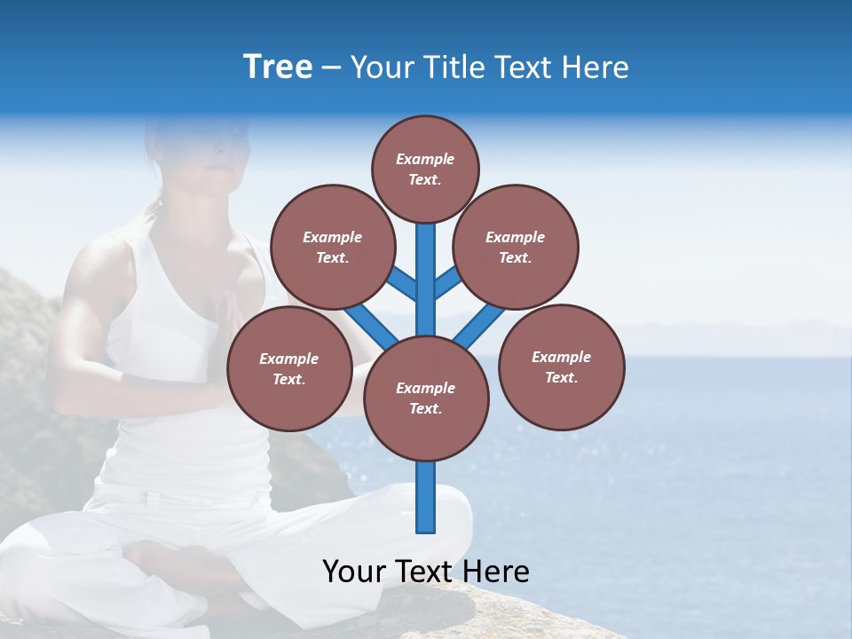 Person Yoga Relaxation PowerPoint Template