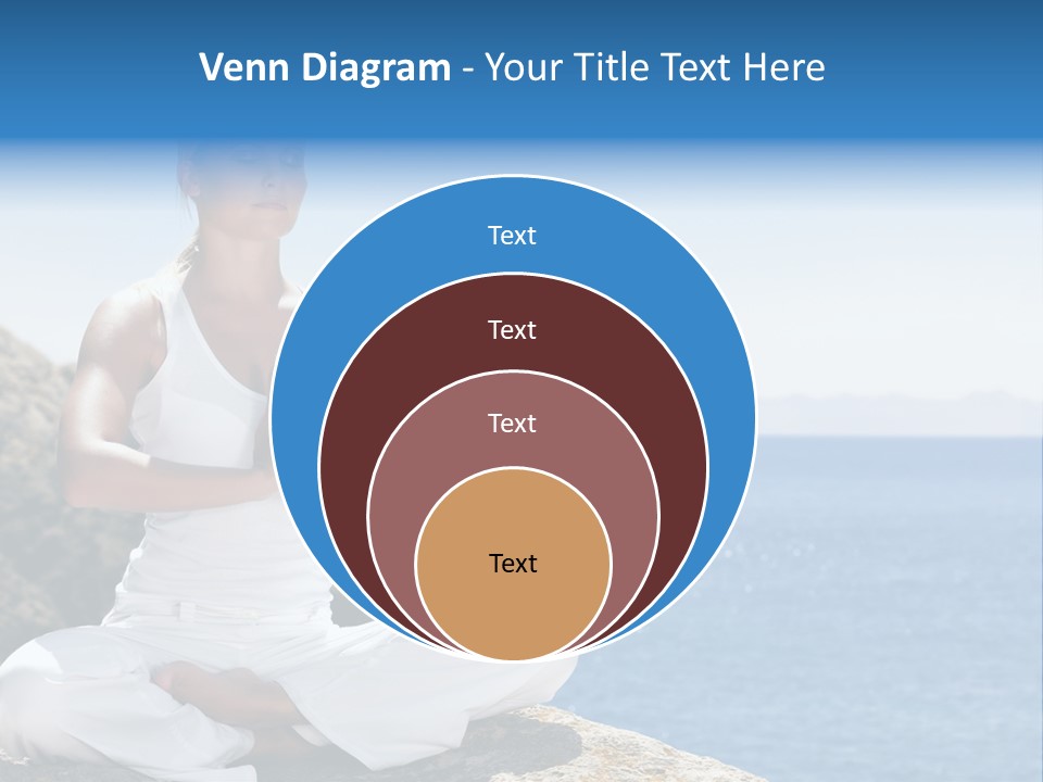 Person Yoga Relaxation PowerPoint Template