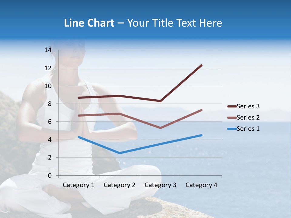 Person Yoga Relaxation PowerPoint Template