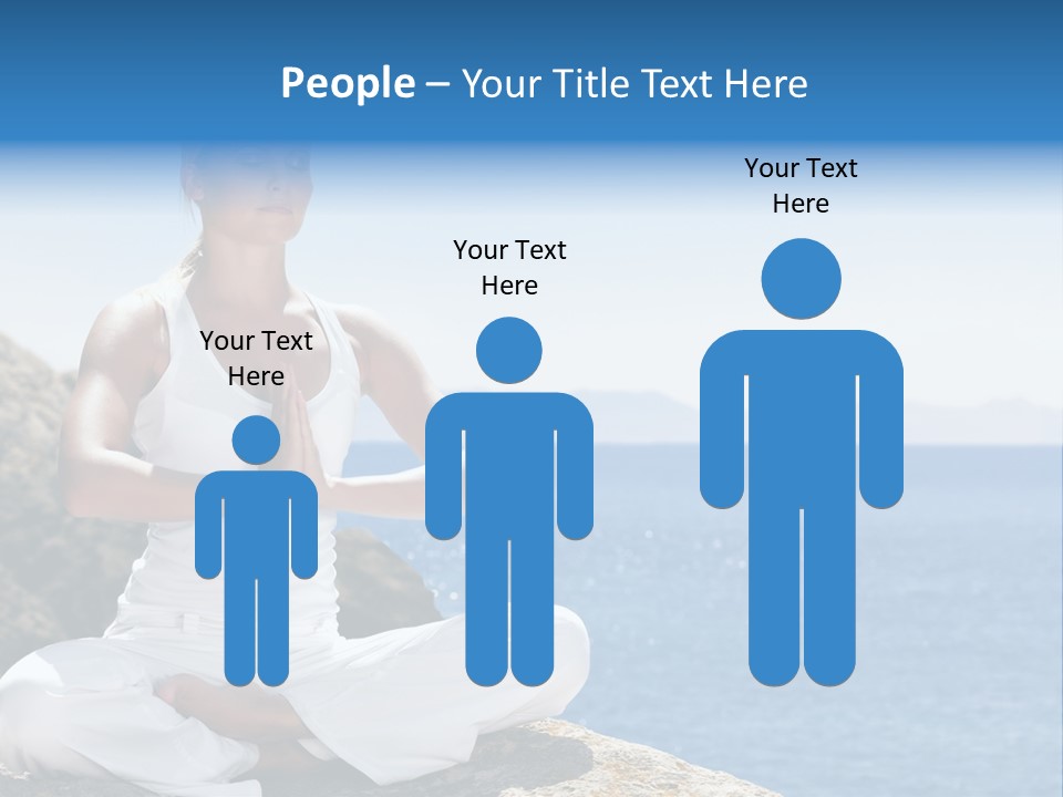 Person Yoga Relaxation PowerPoint Template