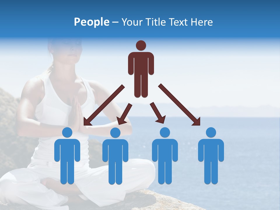 Person Yoga Relaxation PowerPoint Template