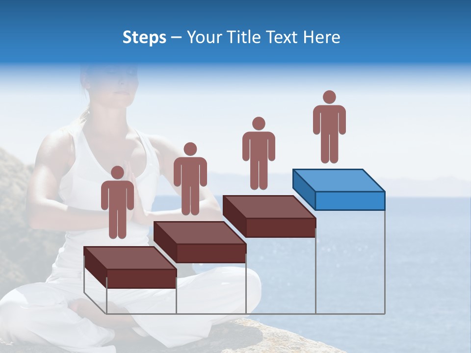 Person Yoga Relaxation PowerPoint Template