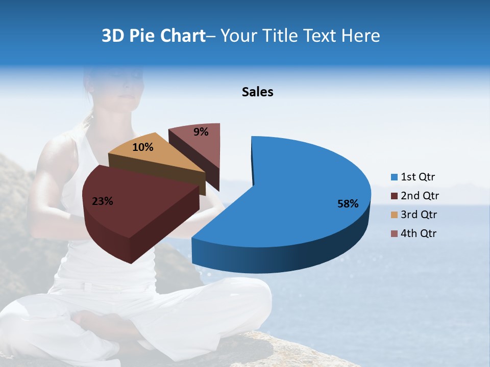 Person Yoga Relaxation PowerPoint Template