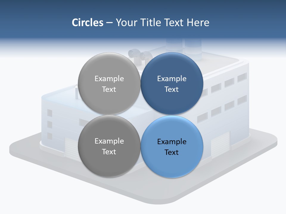 Steel Factory Emission PowerPoint Template