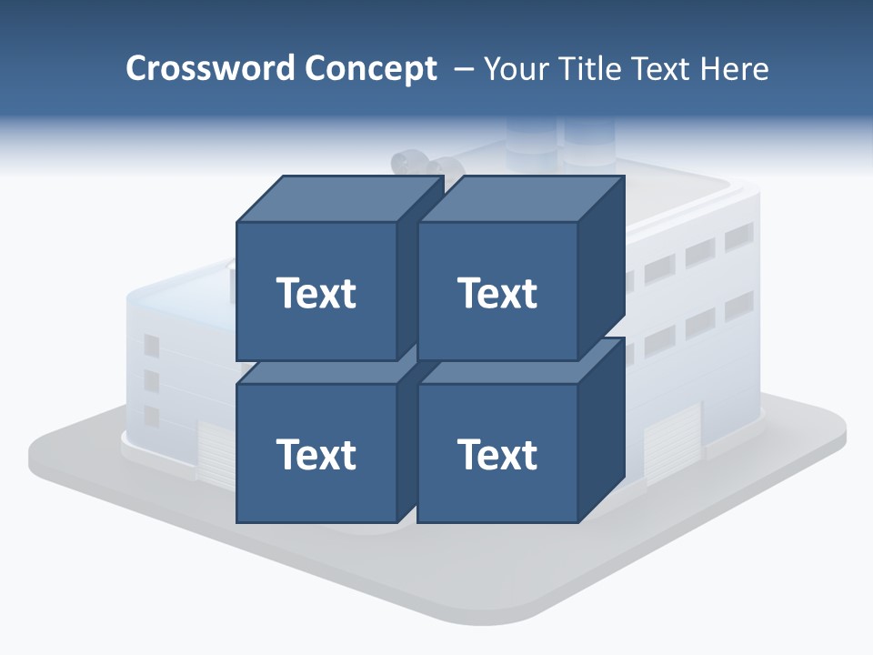 Steel Factory Emission PowerPoint Template