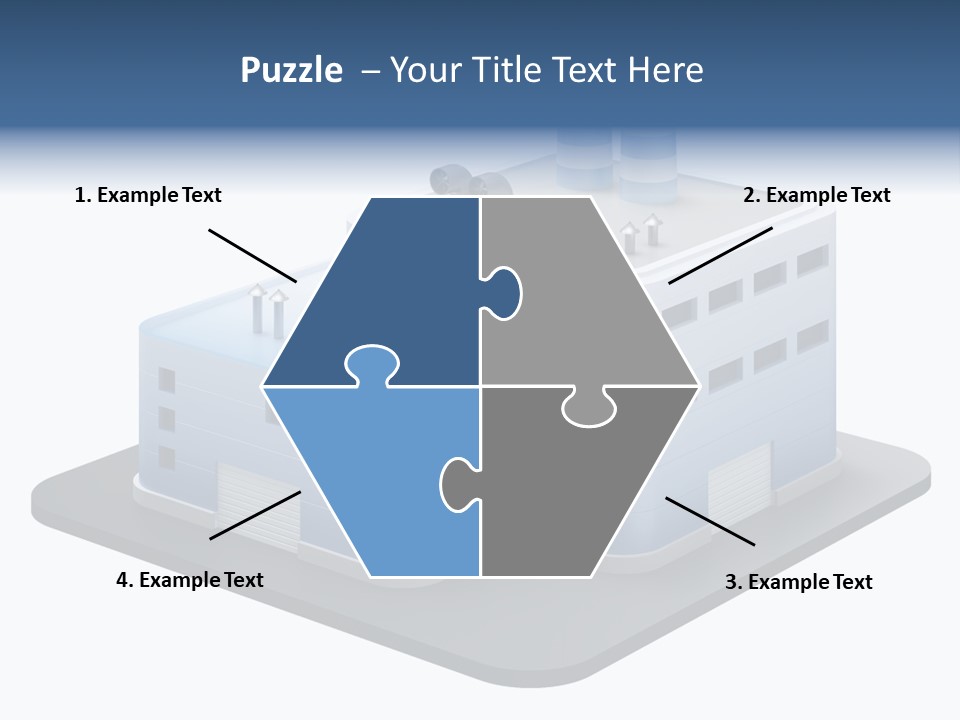 Steel Factory Emission PowerPoint Template