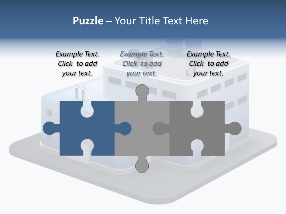 Steel Factory Emission PowerPoint Template