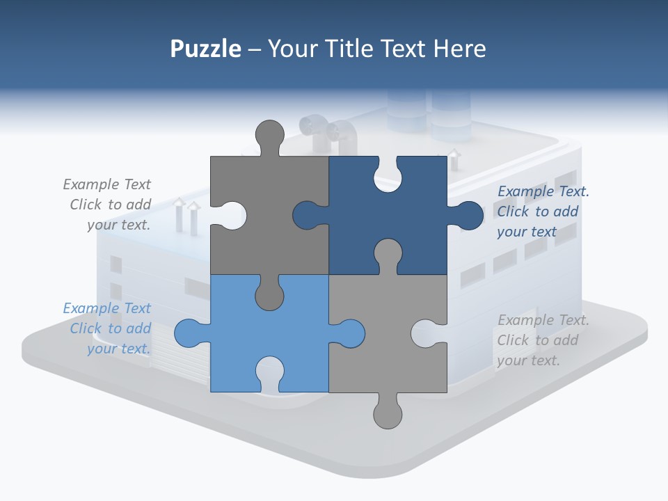 Steel Factory Emission PowerPoint Template