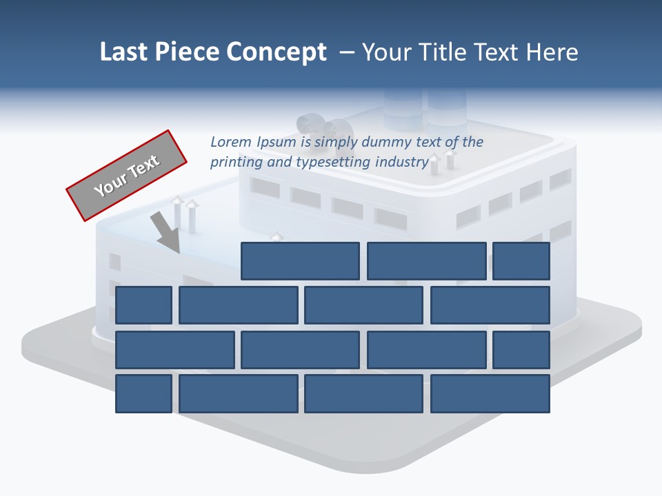 Steel Factory Emission PowerPoint Template