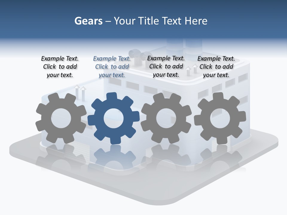 Steel Factory Emission PowerPoint Template