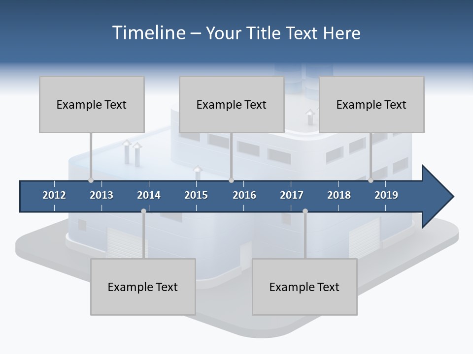 Steel Factory Emission PowerPoint Template
