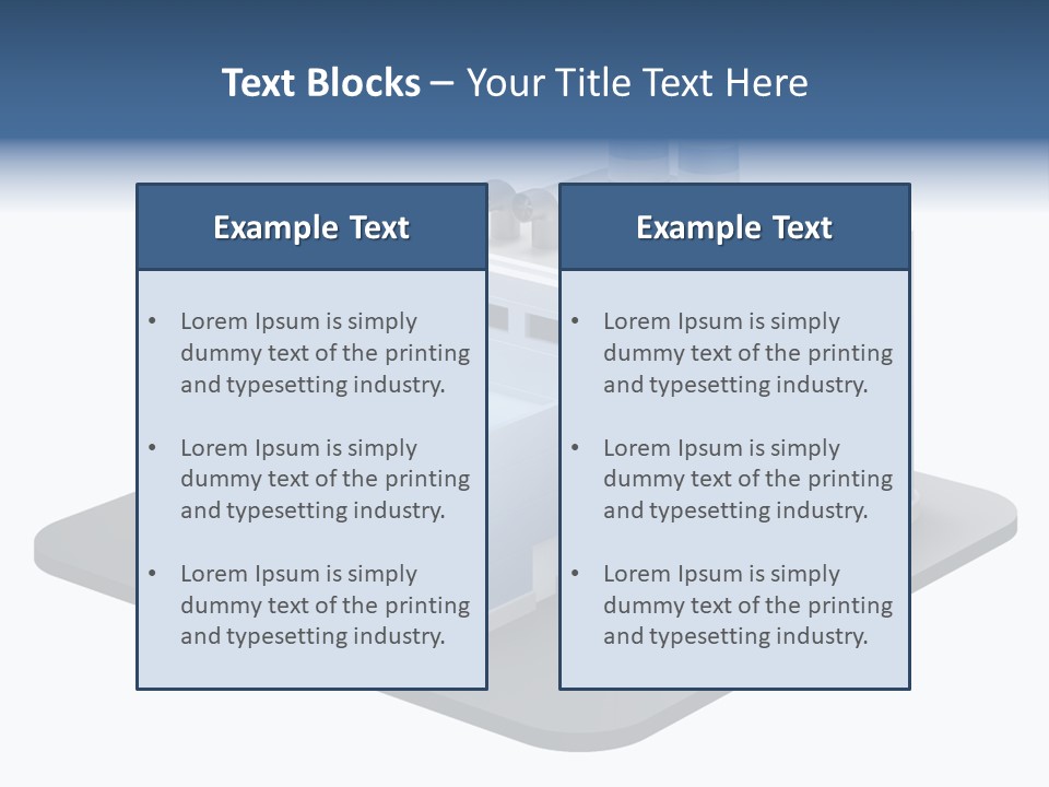Steel Factory Emission PowerPoint Template