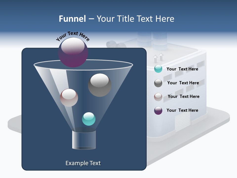 Steel Factory Emission PowerPoint Template