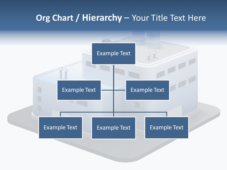 Steel Factory Emission PowerPoint Template