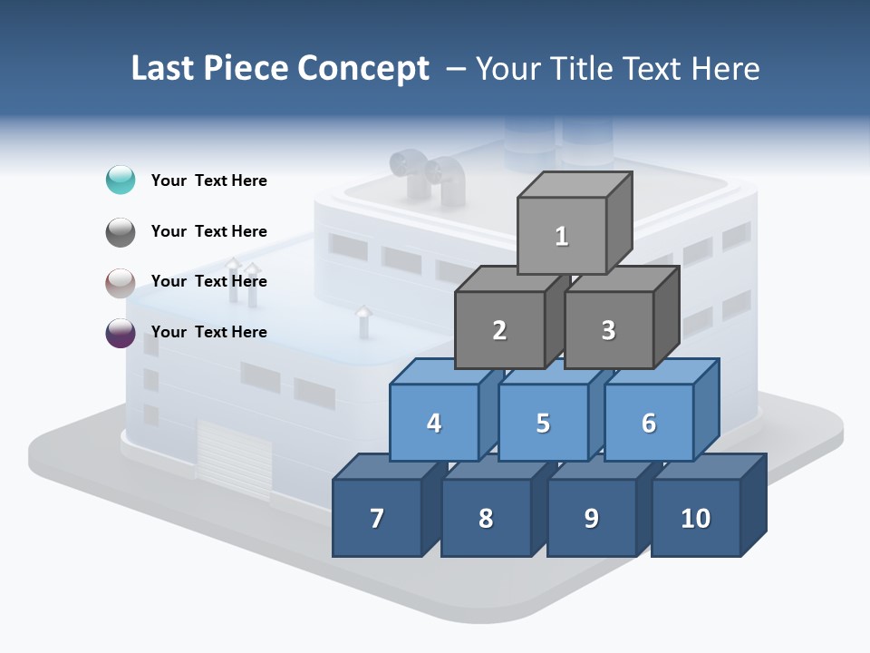 Steel Factory Emission PowerPoint Template