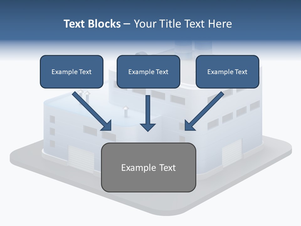 Steel Factory Emission PowerPoint Template
