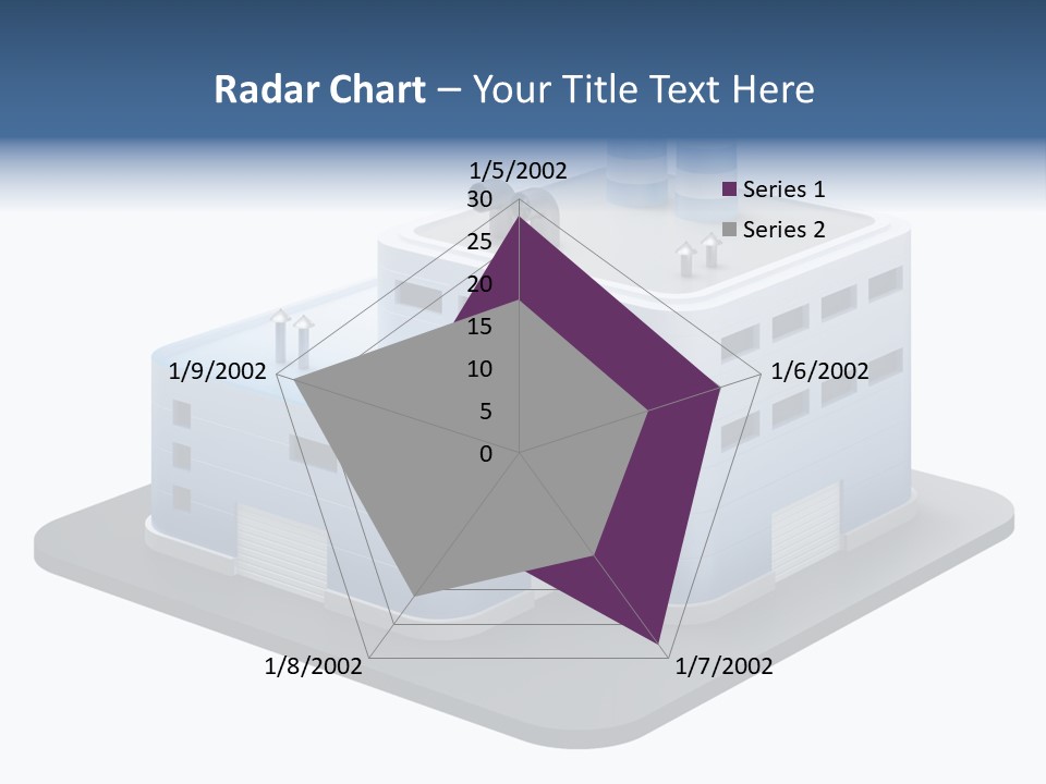 Steel Factory Emission PowerPoint Template