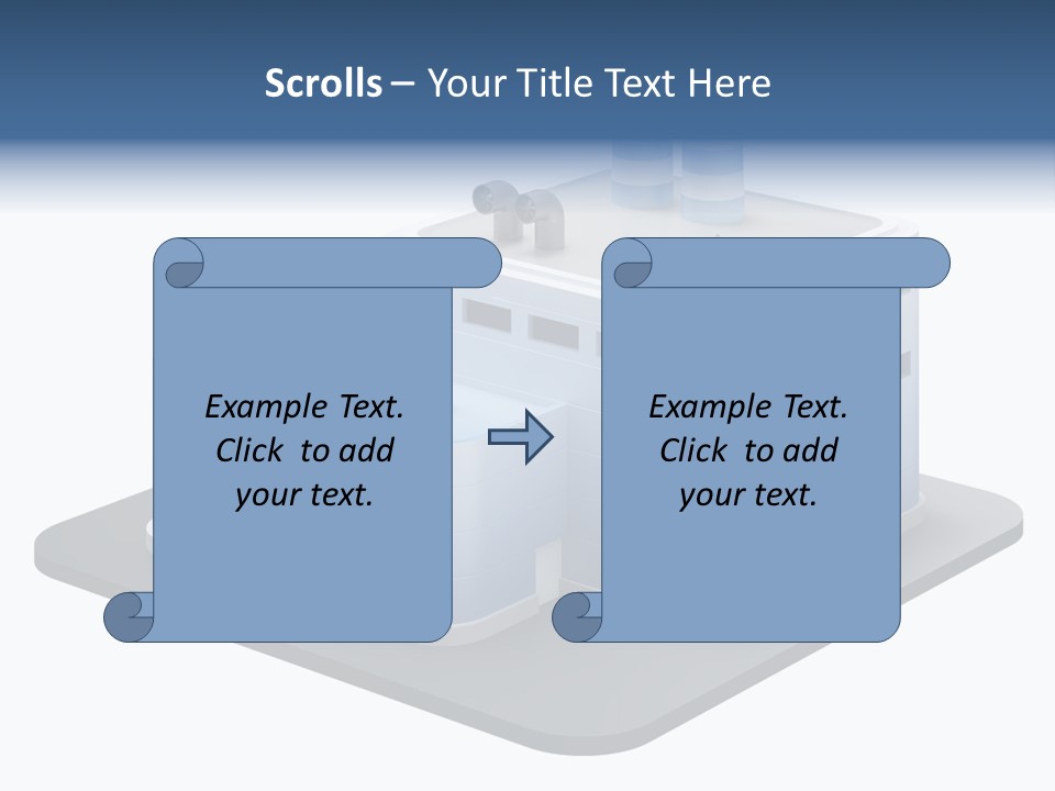 Steel Factory Emission PowerPoint Template