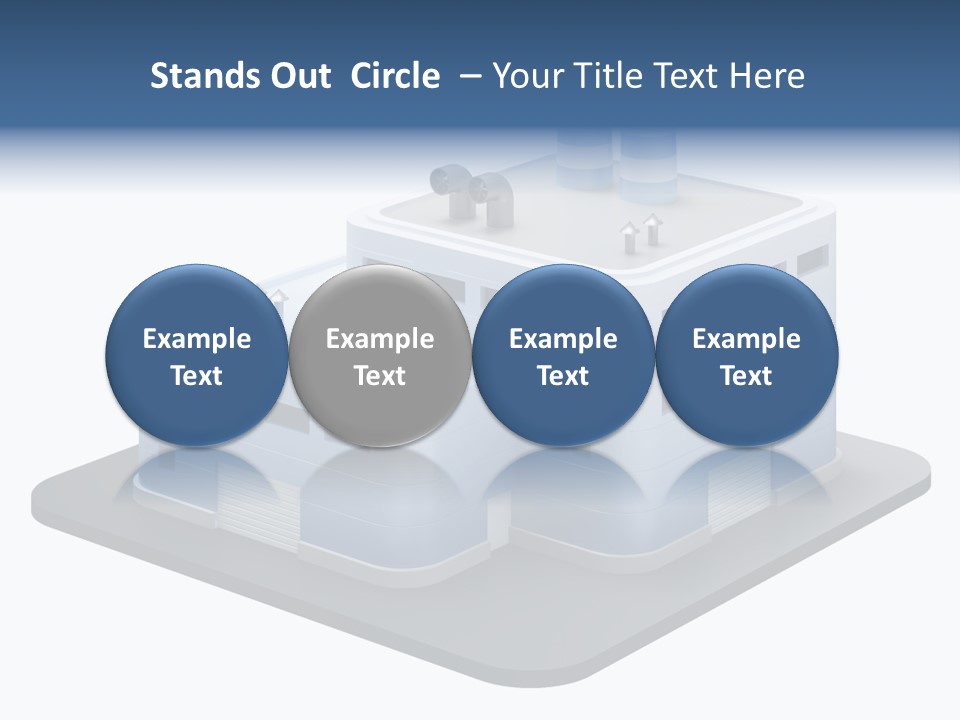 Steel Factory Emission PowerPoint Template