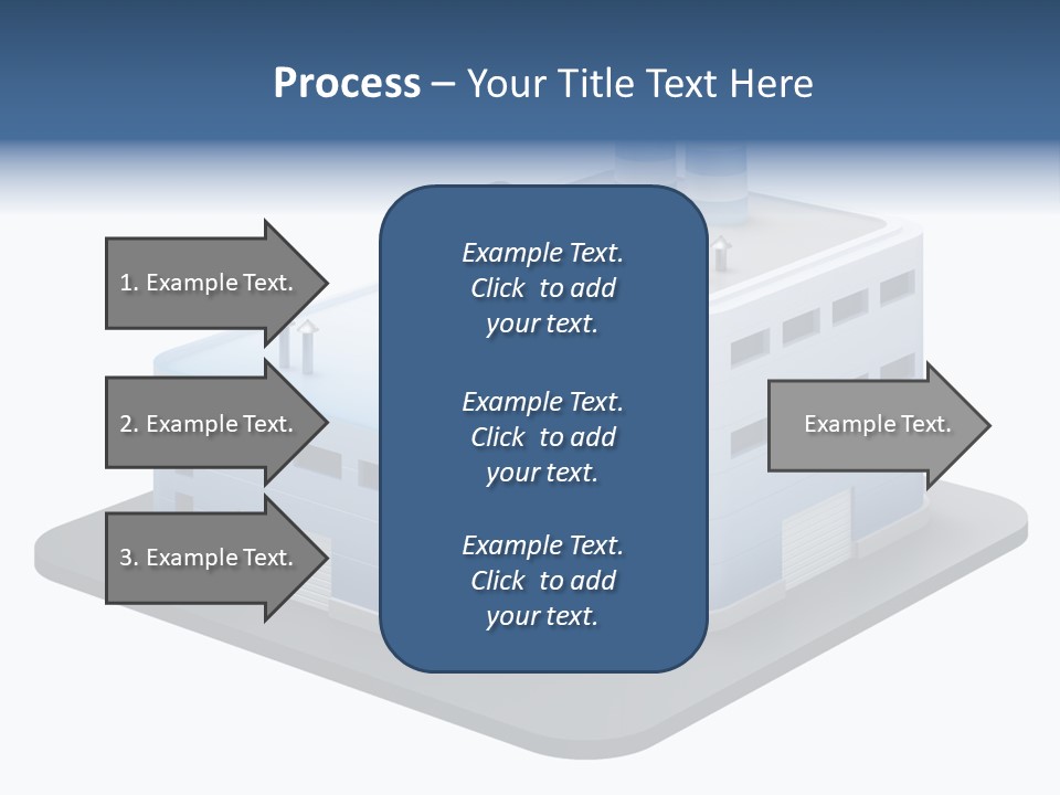 Steel Factory Emission PowerPoint Template