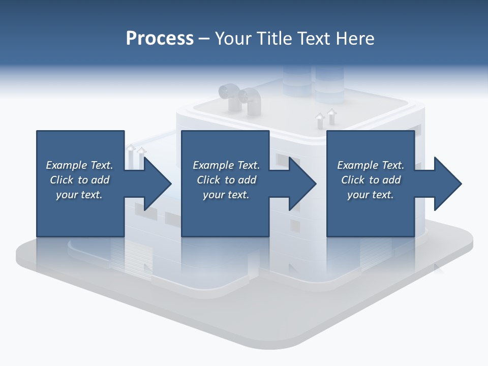 Steel Factory Emission PowerPoint Template