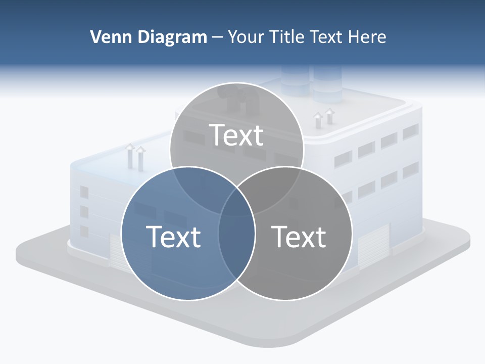 Steel Factory Emission PowerPoint Template