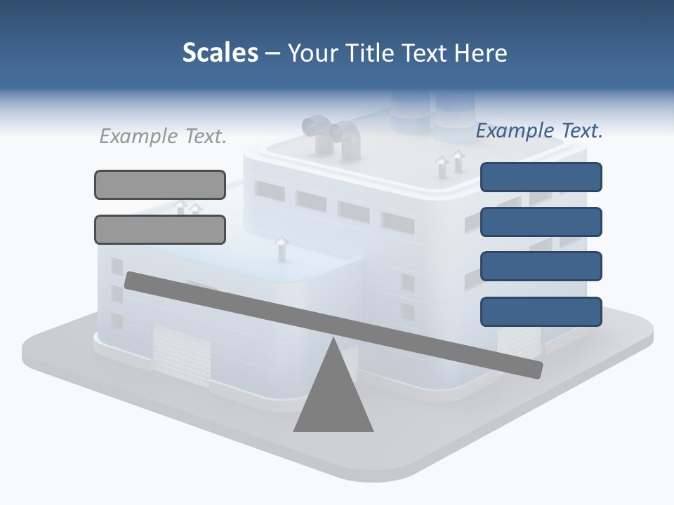 Steel Factory Emission PowerPoint Template