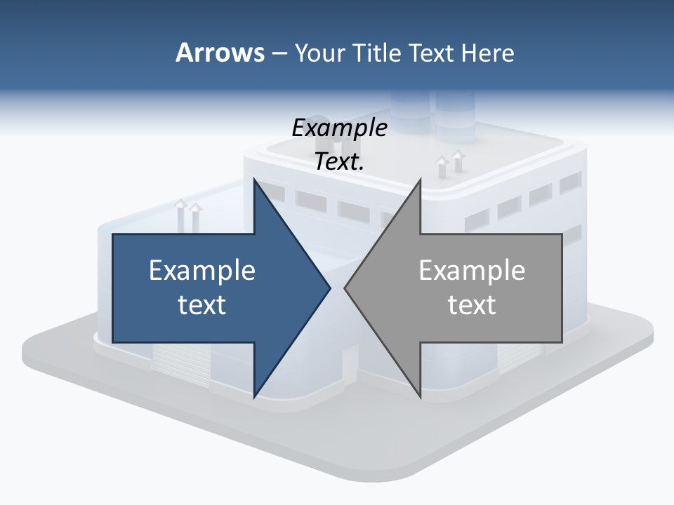 Steel Factory Emission PowerPoint Template