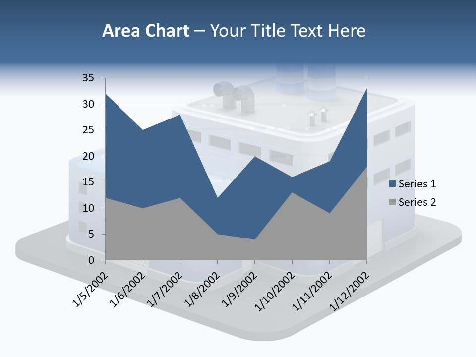 Steel Factory Emission PowerPoint Template