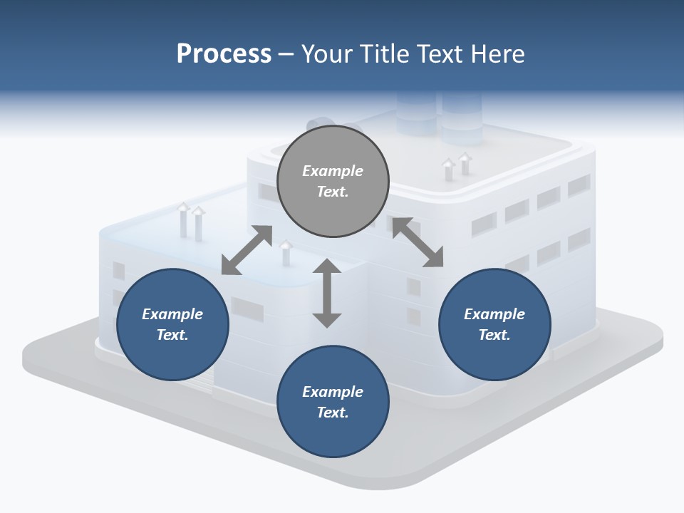 Steel Factory Emission PowerPoint Template