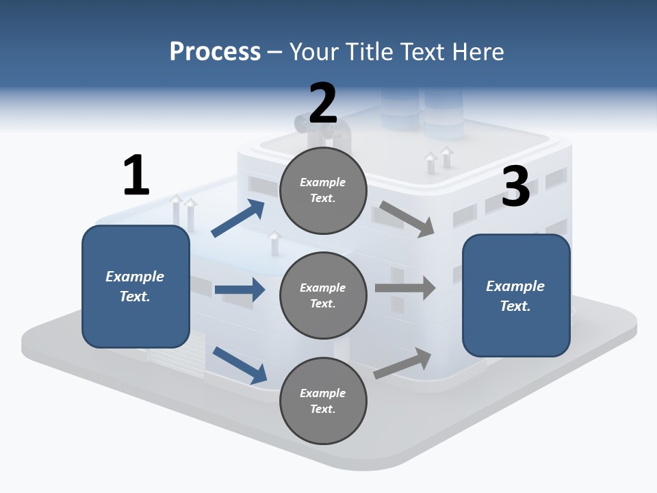 Steel Factory Emission PowerPoint Template