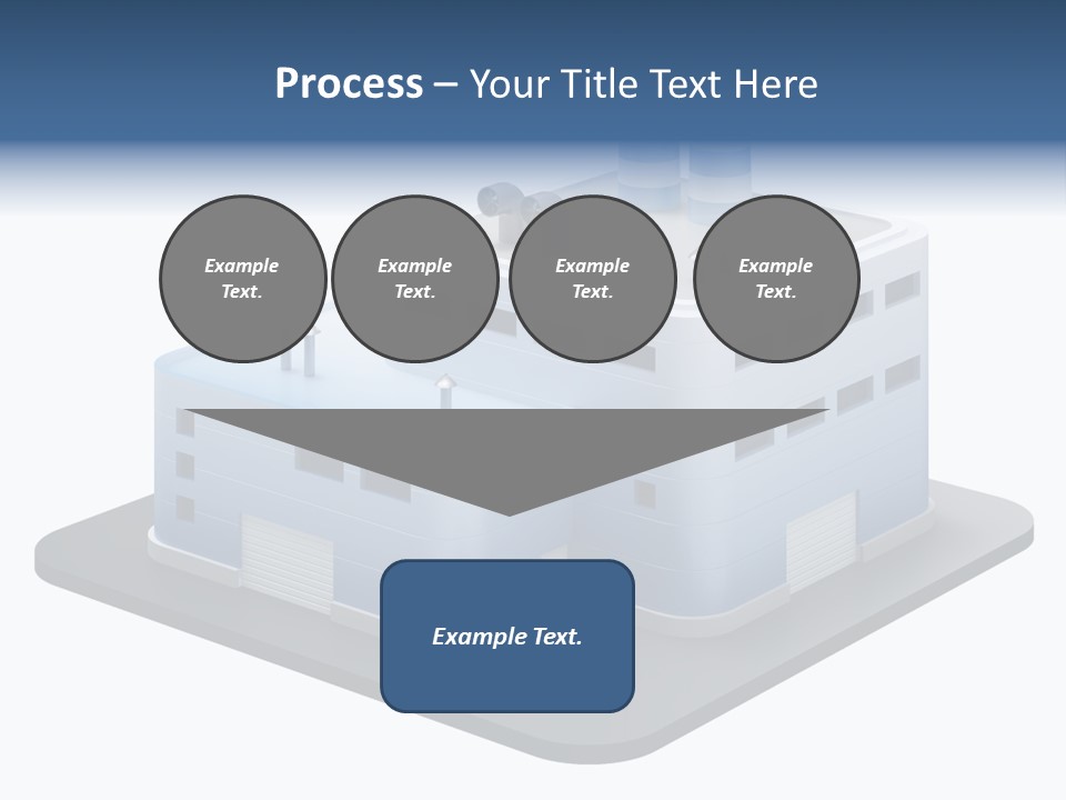 Steel Factory Emission PowerPoint Template