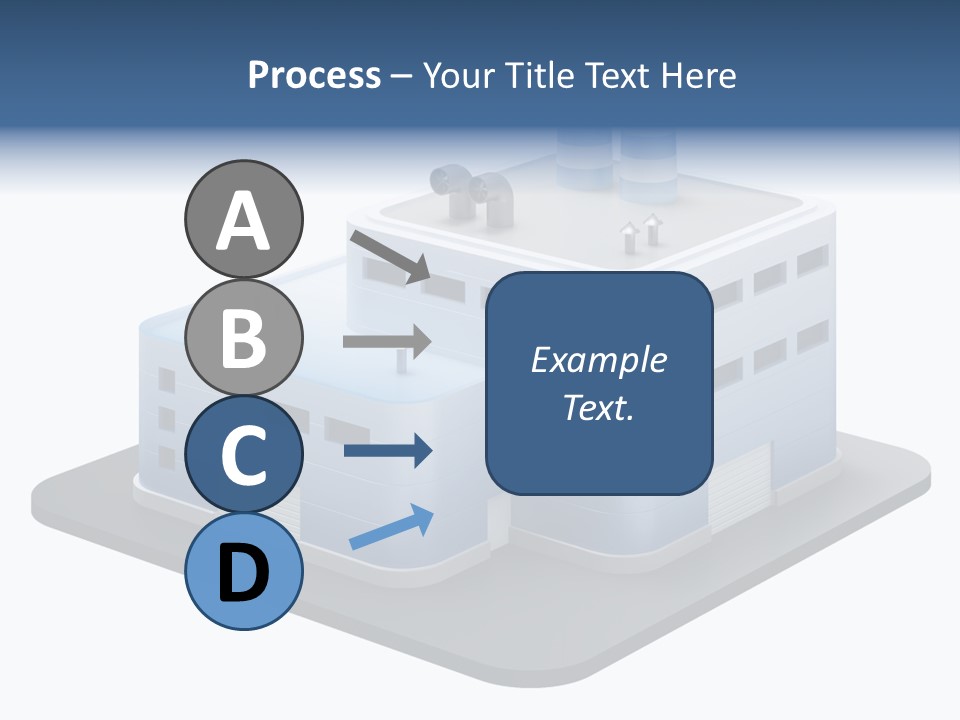 Steel Factory Emission PowerPoint Template