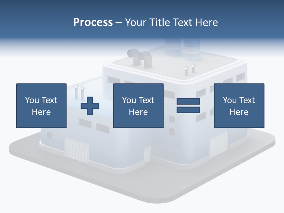 Steel Factory Emission PowerPoint Template