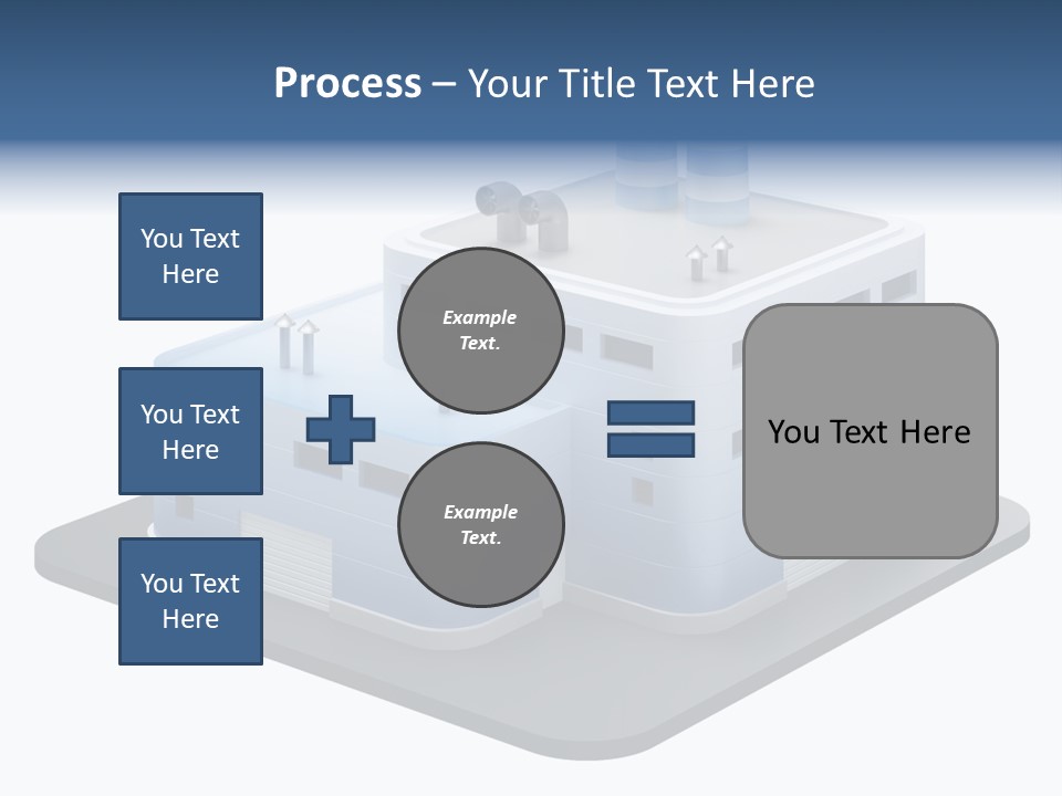 Steel Factory Emission PowerPoint Template