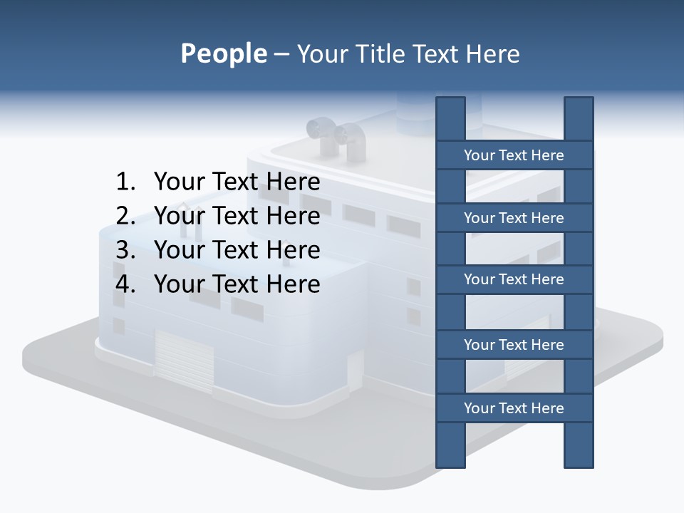 Steel Factory Emission PowerPoint Template