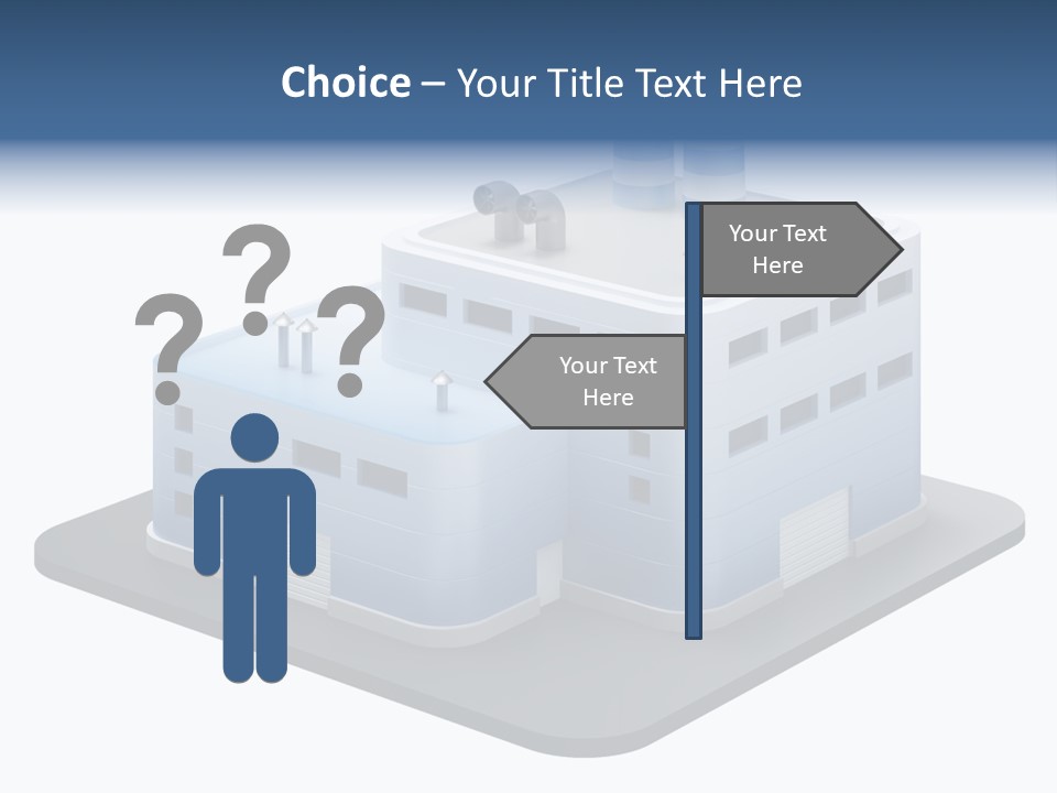 Steel Factory Emission PowerPoint Template
