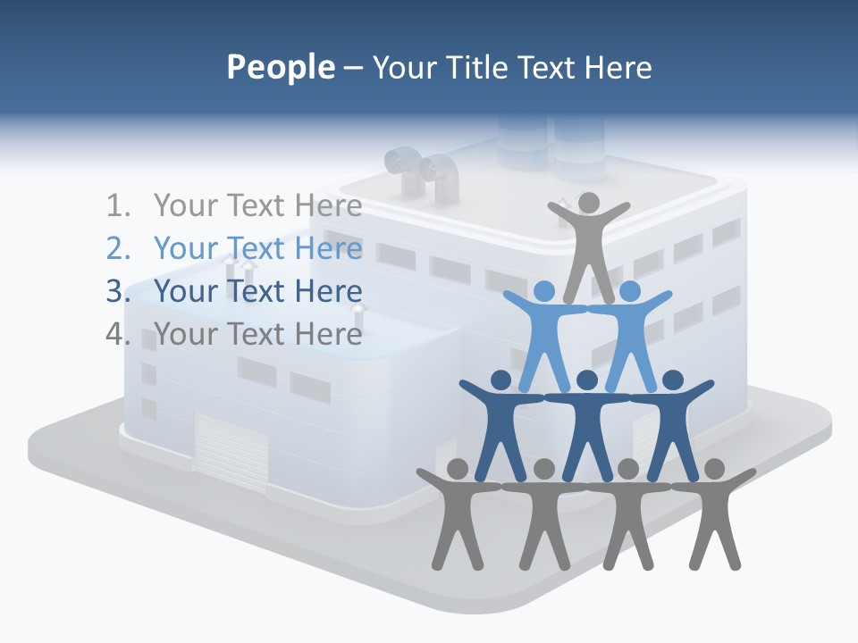 Steel Factory Emission PowerPoint Template
