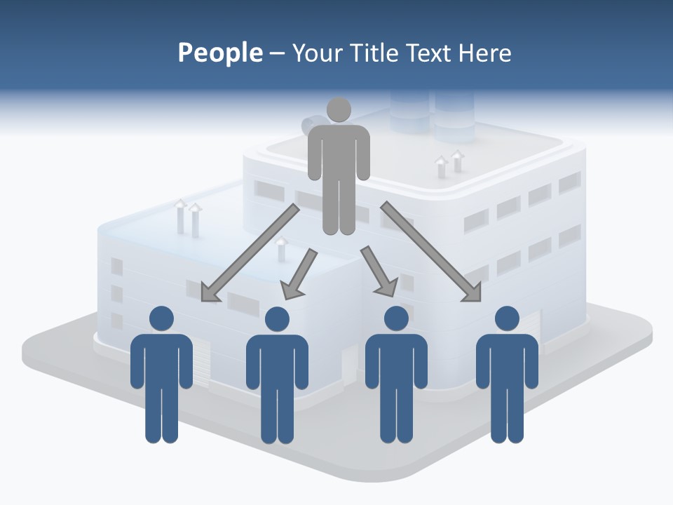 Steel Factory Emission PowerPoint Template