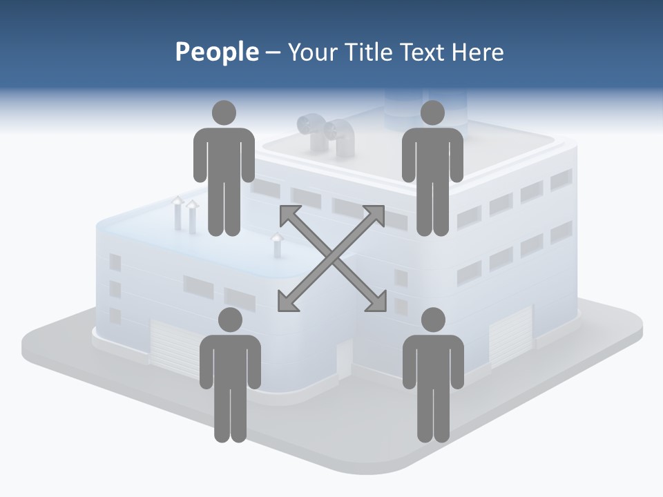 Steel Factory Emission PowerPoint Template