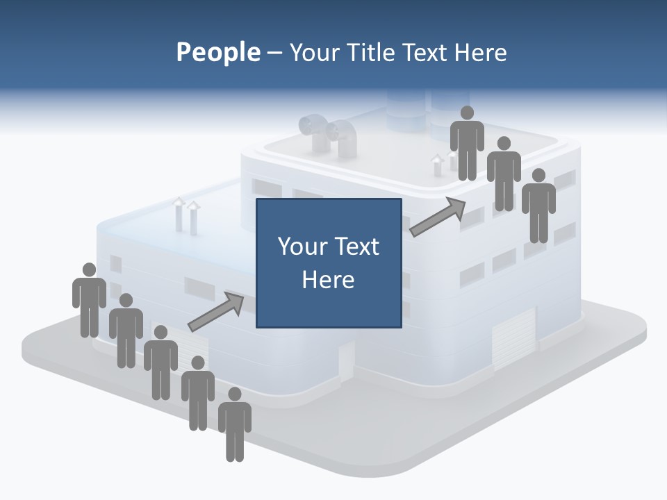 Steel Factory Emission PowerPoint Template