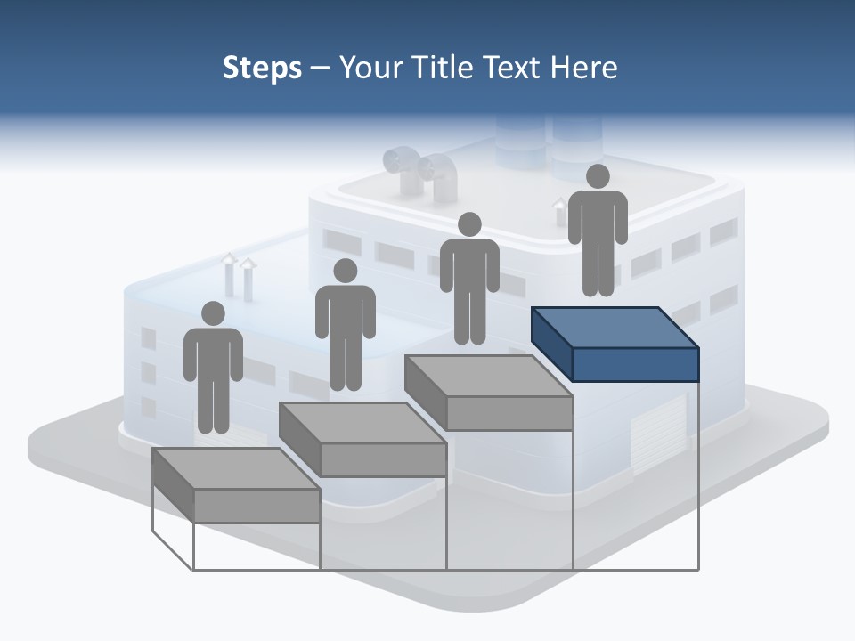 Steel Factory Emission PowerPoint Template