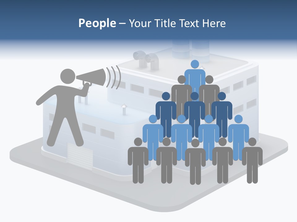 Steel Factory Emission PowerPoint Template