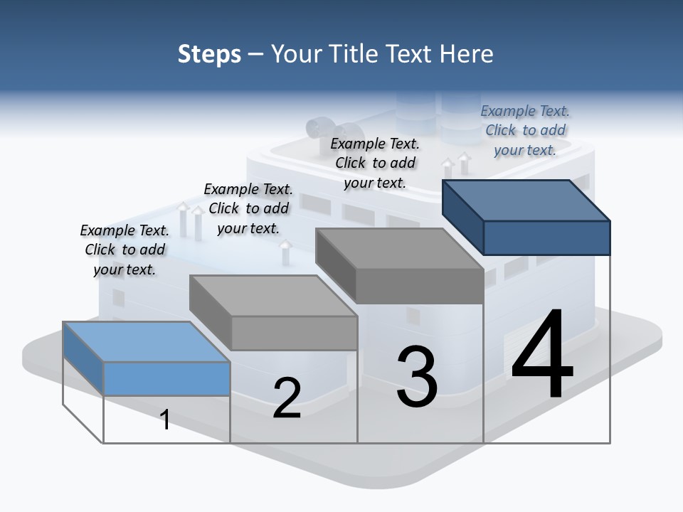 Steel Factory Emission PowerPoint Template