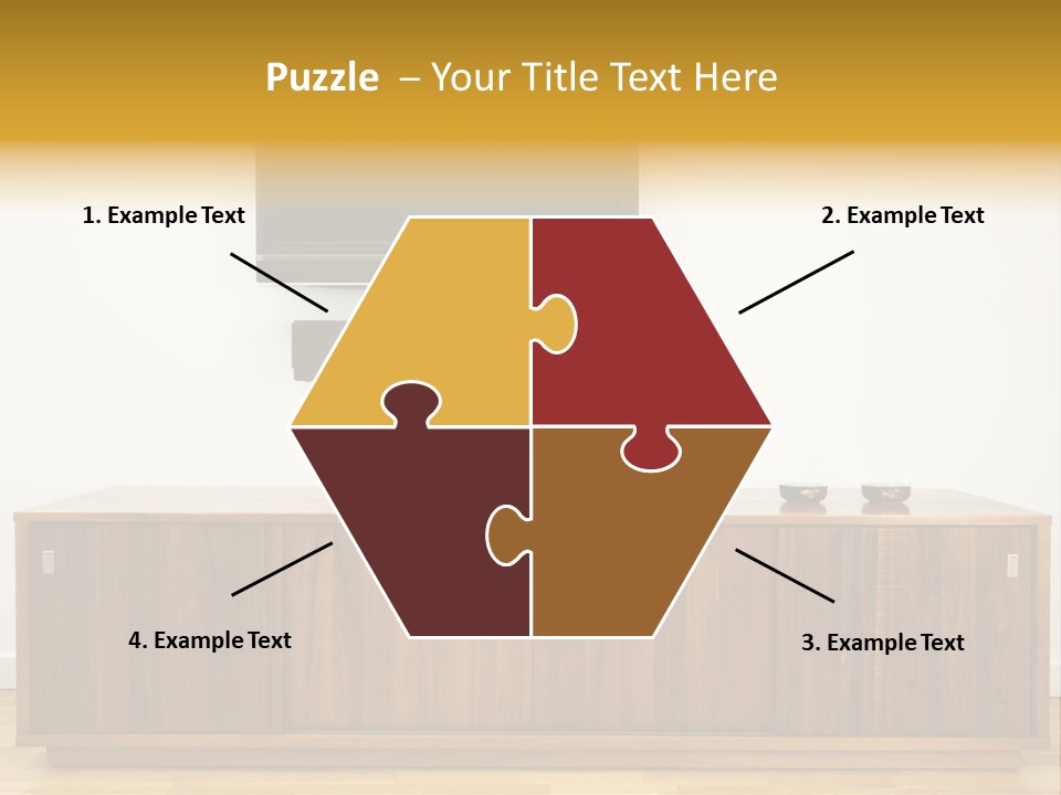 Buffet Television Horizontal PowerPoint Template