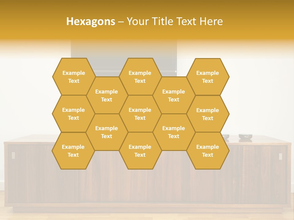 Buffet Television Horizontal PowerPoint Template