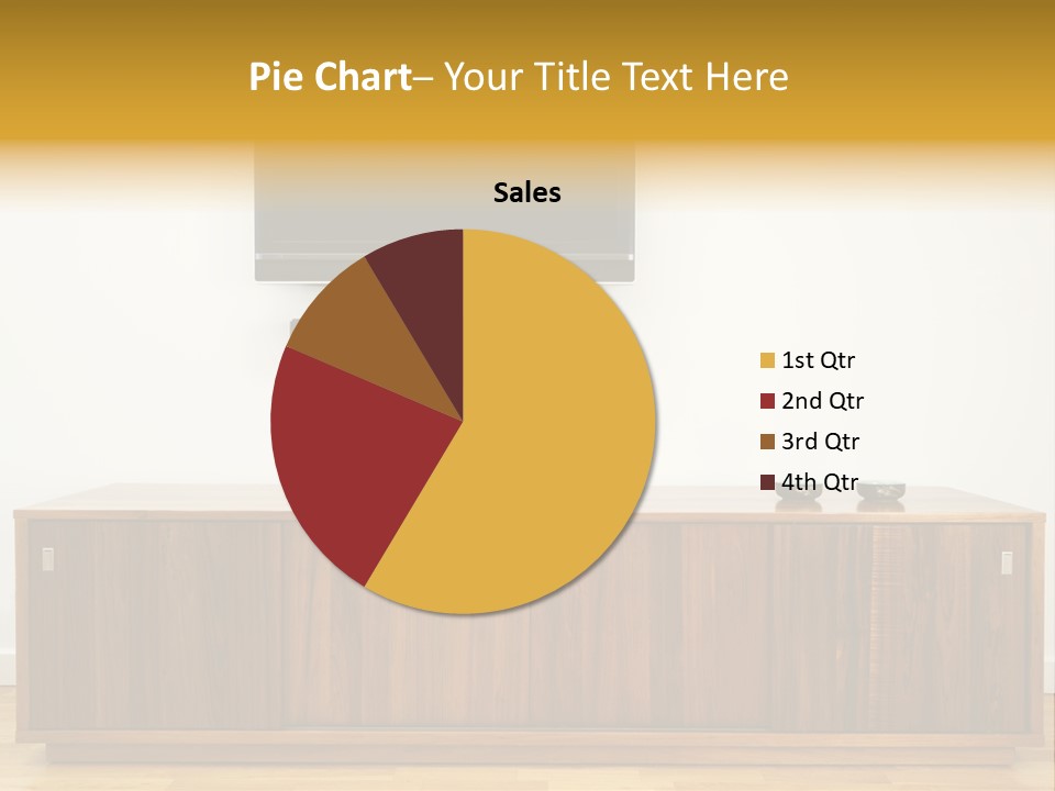 Buffet Television Horizontal PowerPoint Template