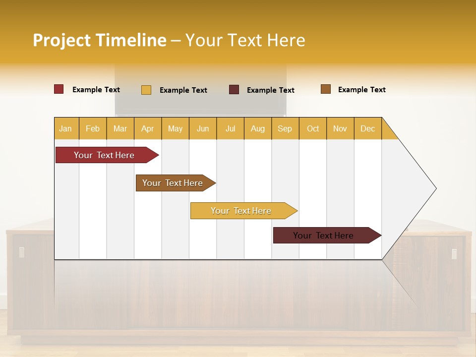 Buffet Television Horizontal PowerPoint Template